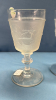 Westward Ho 3 Goblets & 5.5in Wide Compote Lid - 3