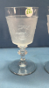 Westward Ho 3 Goblets & 5.5in Wide Compote Lid - 5