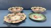 Assorted Green & Pink Floral China Lot -See Notes - 2