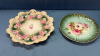 Assorted Green & Pink Floral China Lot -See Notes - 7