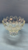 Heavy Glass Pedestal Fruit Bowl