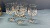 Set of 8 Water Glasses & 5 Etched Wine Glasses - 10