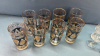 Set of 8 Water Glasses & 5 Etched Wine Glasses - 11