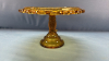 Amber Glass Cake Stand - 2