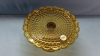 Amber Glass Cake Stand - 4