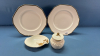 Assorted Ivory with Gold Trim China Lot -See Notes