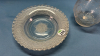 Dew Drop Plate w/ Star & Leaf Pattern Syrup Jug - 2