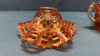 Carnival Glass 5in Fluted Bowl & Open Sugar Bowl - 4