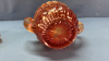 Carnival Glass 5in Fluted Bowl & Open Sugar Bowl - 6