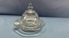 7in Glass Butter Dish