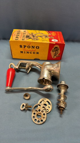 National Spong Table Mount Mincer in Original Box