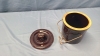 Wire Top Porcelain Canister -5.5" High - 4