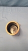 Wire Top Porcelain Canister -5.5" High - 6