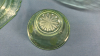 Green Depression Glass Lot -See Notes - 7