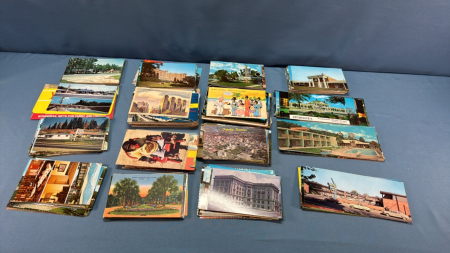 Quantity of Mostly USA Post Cards