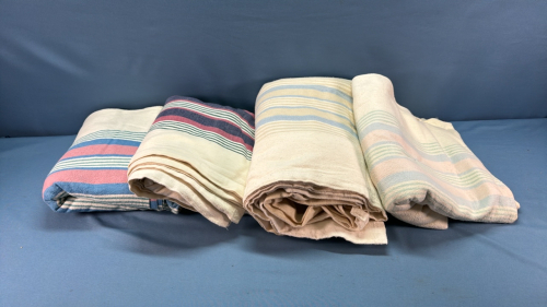 4 Flat Flannel Sheets -3 are Ibex