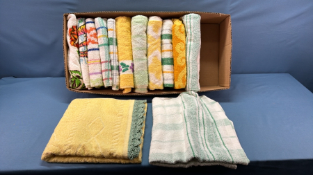 13 Vintage Hand Towels -See Notes