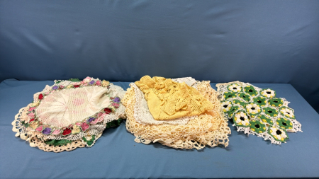 Large Quantity of Fancy Doilies