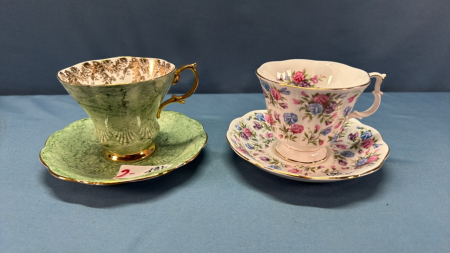 2 Royal Albert Tea Cups and Saucers