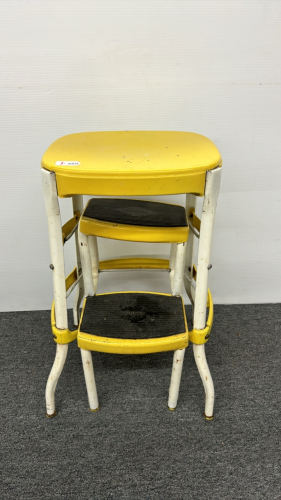 Nortex 1950s Metal Fold-Out Step Stool