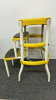 Nortex 1950s Metal Fold-Out Step Stool - 4