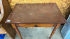 Wooden Lamp Table with Drawer - 2