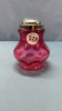 Cranberry Glass Thumbprint Sugar Shaker - 2