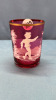 Mary Gregory Cranberry Glass Tumbler - 2