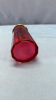 Cranberry Glass Sugar Shaker - 4