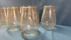 10 Assorted Clear Lantern Glasses - 8