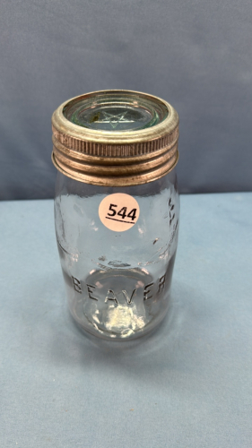 1 Qt. Clear Beaver Jar -See Notes