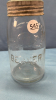 1 Qt. Clear Beaver Jar with Original Lid - 2