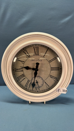 12in Battery Operated Wall Clock