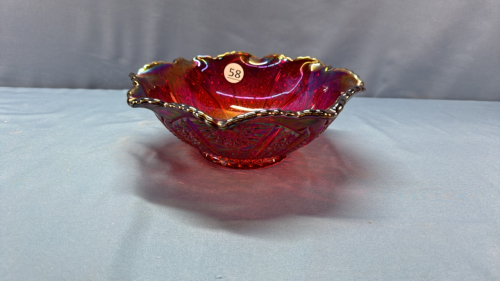 10in Carnival Glass Bowl