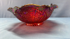 10in Carnival Glass Bowl - 4