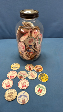 Large Quantity of Carboard Bottle Caps