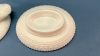 Milk Glass Doves Covered Dish - 4