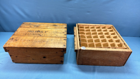 2 Shallow Egg Crates-12in x 12in x 5in H -See Note