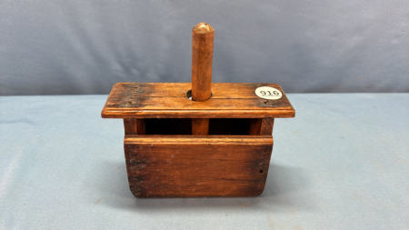 7in Wide Wooden Butter Press