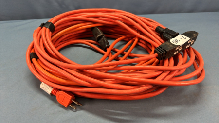 3 Extension Cords - One with Tape