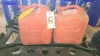 2- Red jerry cans - 3