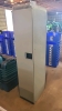Metal locker unit with shelves
