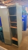 Metal locker unit with shelves - 2