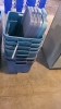6-Rubbermaid poly totes with lids - 2