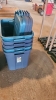 5-Rubbermaid poly totes with lids - 3