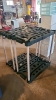 Pair of poly garden tool organizers