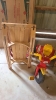 Wooden child sleigh and tricycle - 4