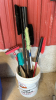 Lot of snow brushes and poly snow shovels - 2