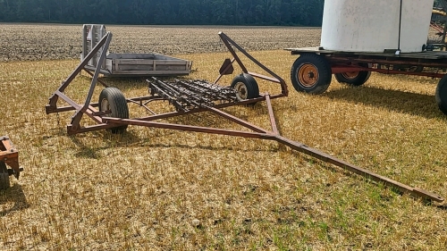 18ft Harrow Cart with Harrows