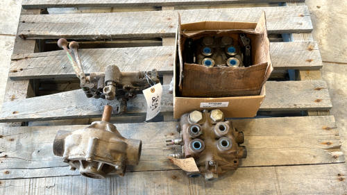 Lot Of hydraulic valves and pump